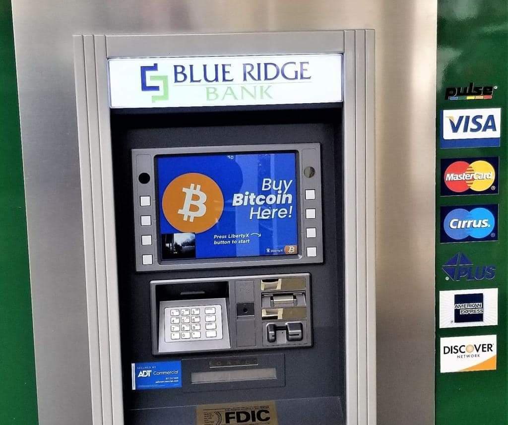 ธนาคารชื่อดังในสหรัฐฯ Blue Ridge Bank เปิดให้ซื้อ Bitcoin ผ่านตู้ ATM ...