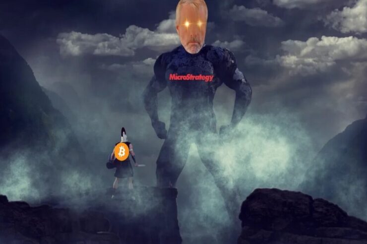 ราคาหุ้น Microstrategy พุ่งขึ้นกว่า 452% ในช่วงปีที่ผ่านมา แซงหน้า Bitcoin