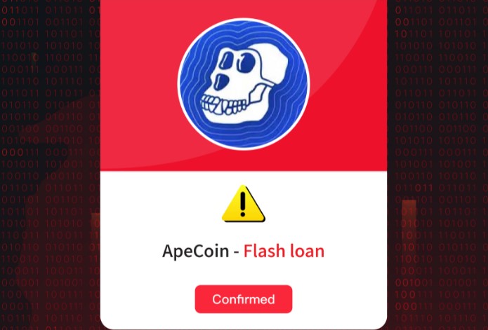 ชาวคริปโตเผยเหรียญโปรเจกต์ NFT ชื่อดัง ‘ApeCoin’ ถูกโจมตีแบบ Flash loan