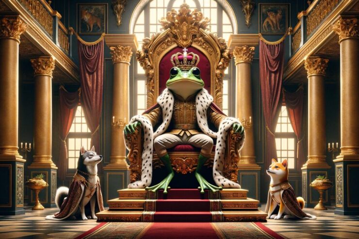 เหรียญมีมปริศนา AI Pepe King (AIPEPE) ราคาพุ่งขึ้นเกือบ 1,000% หลังนักลงทุน SHIB และ DOGE เข้ามาอย่างต่อเนื่อง