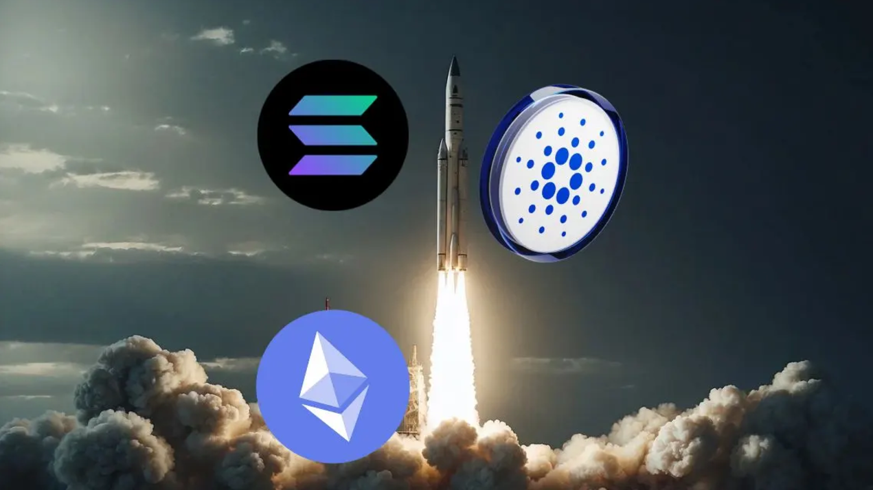 เผย 3 คริปโตสุดฮอตที่สุดในตอนนี้: Solana, Cardano และ Ethereum!