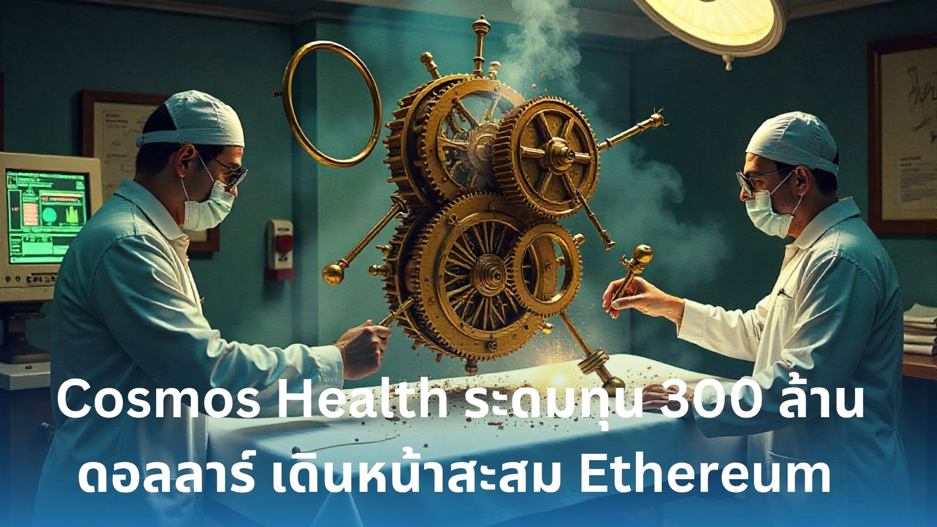 Cosmos Health ระดมทุน 300 ล้านดอลลาร์ เดินหน้าสะสม Ethereum เป็นสิน ...