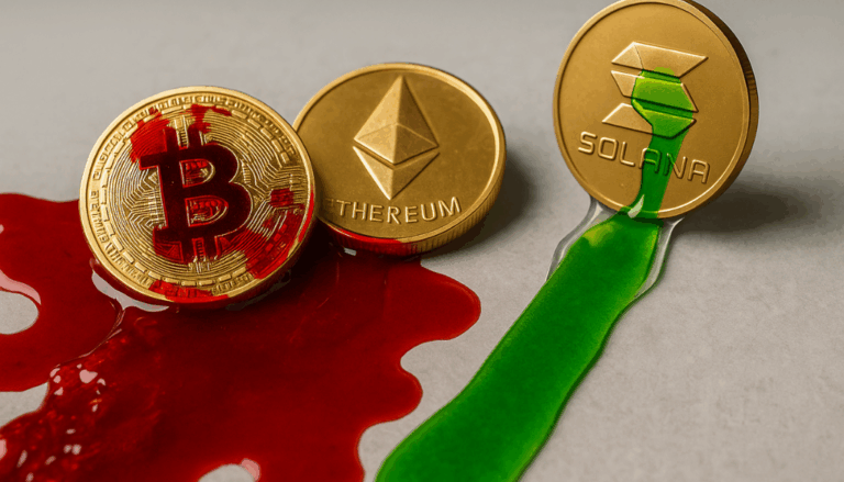 คริปโต "เลือดสาด!" กองทุน BTC-ETH ทั่วโลก "ไหลออก" $1.17 พันล้าน - สวนทาง Solana เงินไหลเข้าไม่หยุด!