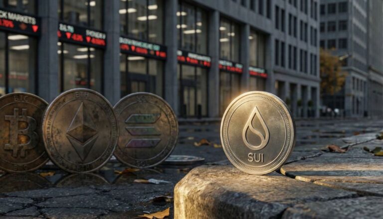 ตลาด Crypto ระส่ำ! BTC, ETH, SOL เสียทรง หลุด Short-term Uptrend แล้ว จับตา "SUI" ยังแกร่ง ยืนเหนือ Support ไหว