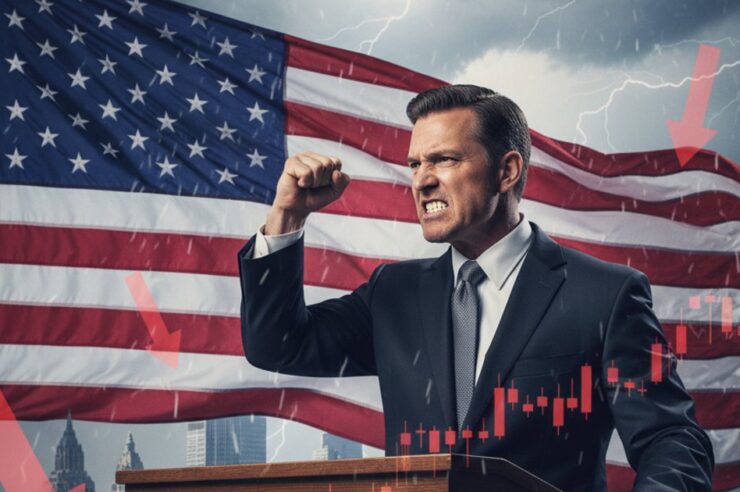 หุ้นสหรัฐฯ ดิ่ง 600 จุดใน 30 นาที! ทรัมป์ขู่ภาษีใหม่ คริปโตเสี่ยงโดนพ่วง