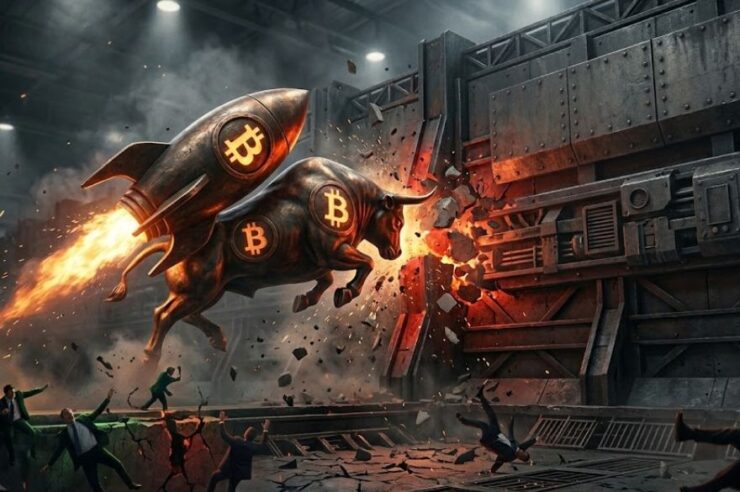 ระวัง! Bitcoin เจอกำแพงขายที่ $72K-$75K Leverage สูงลิ่ว เสี่ยงพังถล่มคนเข้าช้า