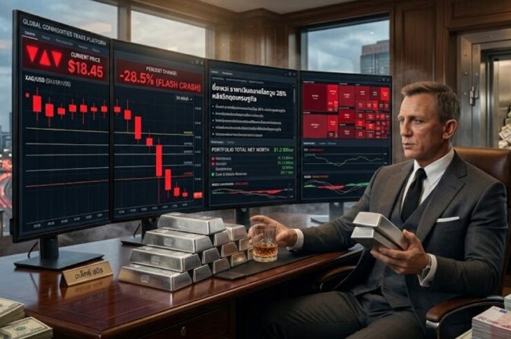 พยัคฆ์ร้าย 007 แผลงฤทธิ์! เทรดเดอร์นิรนามฟันกำไร 2 ล้านดอลล์ หลังดัก Short “Silver” ถูกจังหวะ