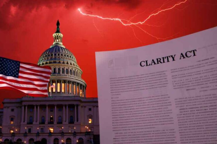 ส่อแววเลื่อน! ผู้นำเสียงข้างมากในวุฒิสภาสหรัฐชี้ กฎหมาย Clarity Act ไม่น่าจะผ่านก่อนเม.ย. นี้
