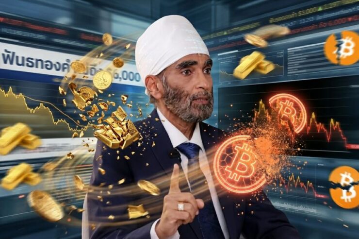 ‘พิชัย จาวลา’ ดับฝันนักลงทุน ! ฟันธงทองไม่ถึง $6,000 ให้เป้า $3,500 พร้อมย้ำ Bitcoin คือ ภาพมโน