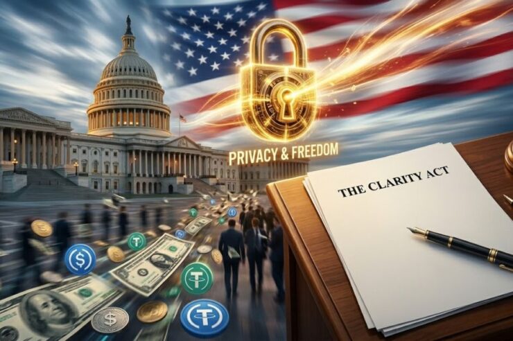 โพล Clarity Act เผย ! ชาวคริปโทสหรัฐฯ ให้ความสำคัญกับ “ความเป็นส่วนตัว” เหนือกว่าดอกเบี้ย Stablecoin