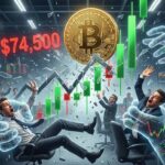 เหรียญ Bitcoin กำลังพุ่งทะลุแนวต้านอย่างรุนแรง กราฟแท่งเทียนสีเขียวพุ่งขึ้นสูง เทรดเดอร์ฝั่ง Short กำลังตกใจเหมือนถูกบีบสถานะ