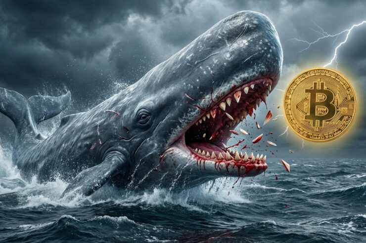 วาฬกำลังเกรี้ยวกราดไล่งับ Bitcoin แต่ฟันตัวเองกลับแตกและบาดเจ็บ