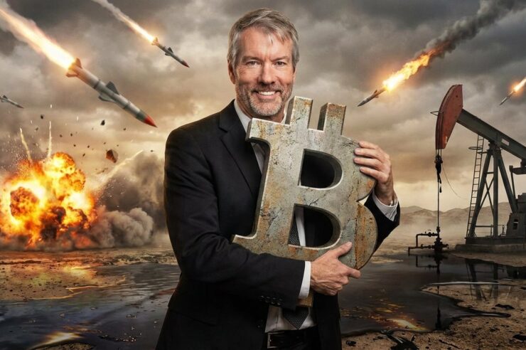 Micheal Saylor ยืนกอด Bitcoin อย่างมั่นใจ แม้จะขีปนาวุธยิงอยู่ข้างหลัง และมีน้ำมันที่กำลังรั่ว