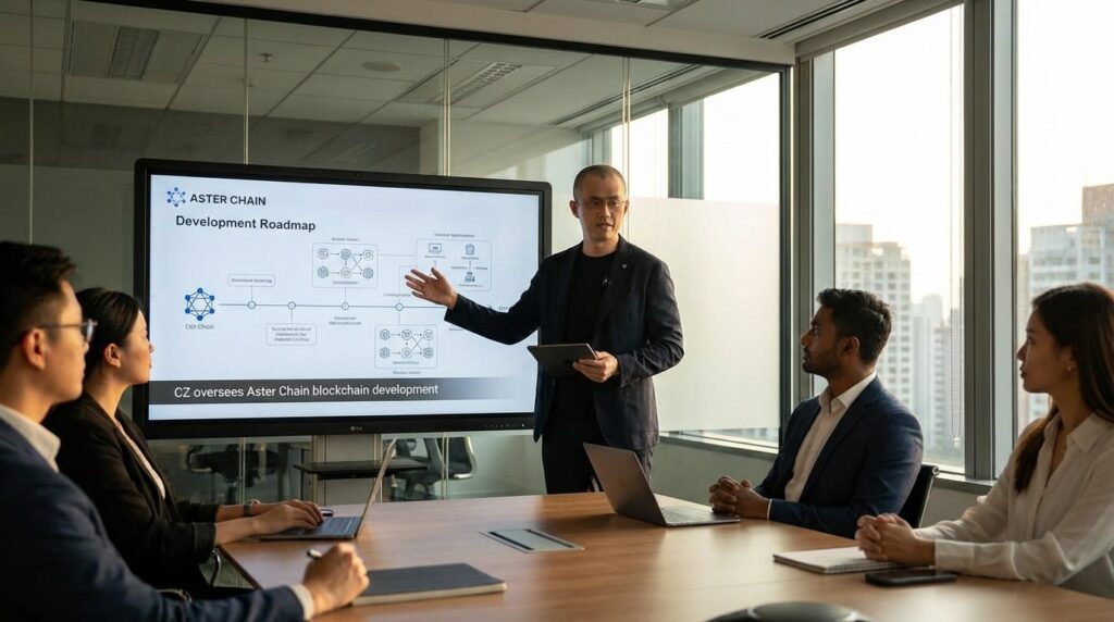 Aster Chain มี CZ คอยดเเลการพัฒนา blockchain aster อย่างดี realistic cinemaric