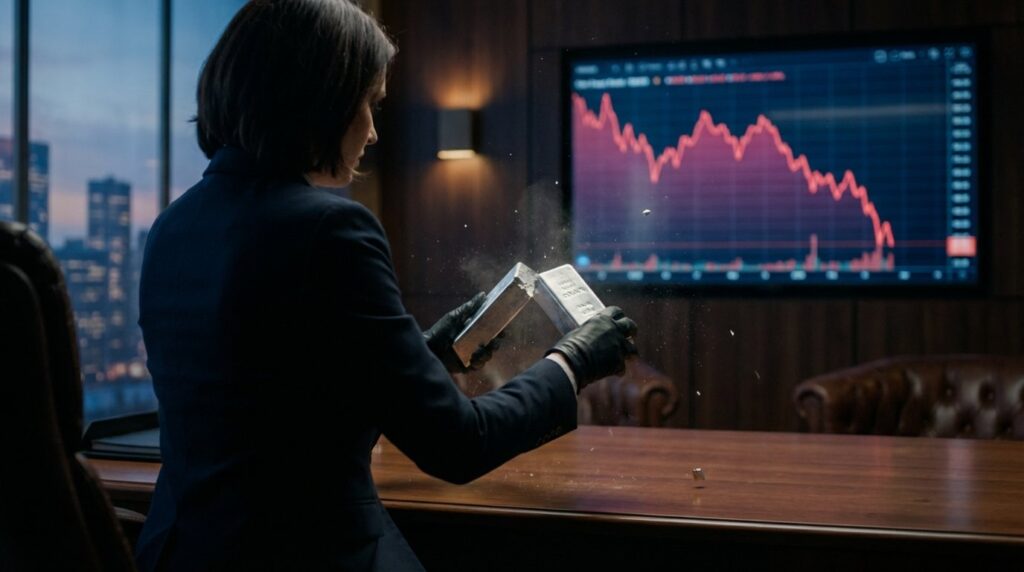 Jane Street เจ้ามือนักลงุทนอำนาจมือหักแท่งเงิน กราฟแดง realistic cinematic no text