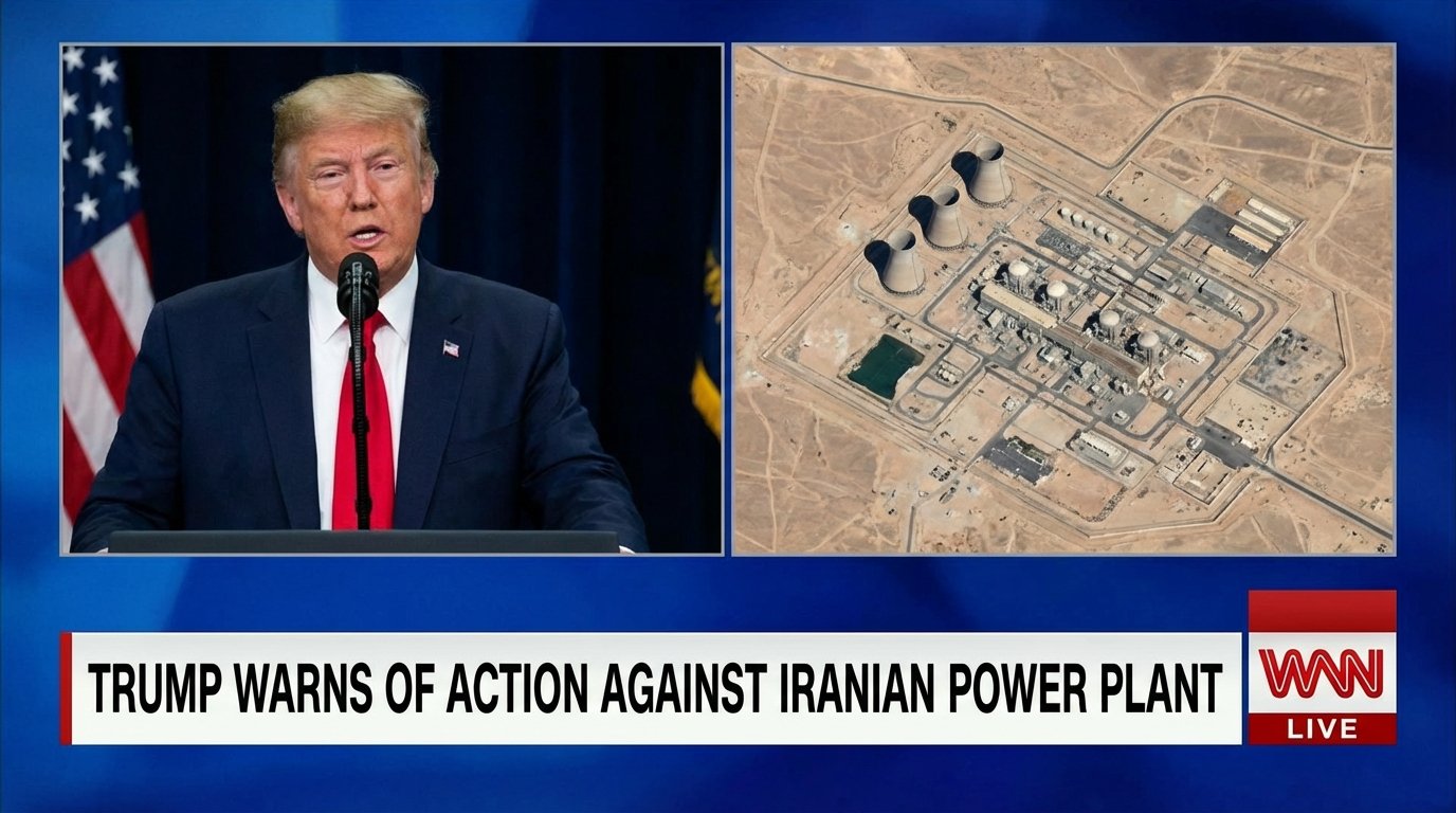 Trump Threat to destroy iranian power plant