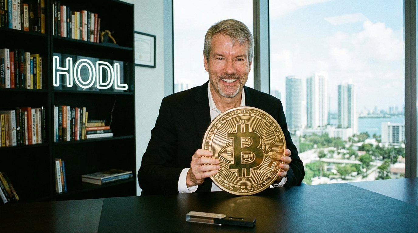michael saylor with bitcoin