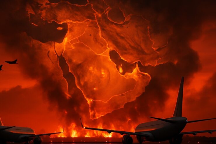 เที่ยวบินตะวันออกกลางโดนยกเลิกกว่า 40% สงครามเดือดขึ้นอีก ตลาดคริปโตสั่นไหว