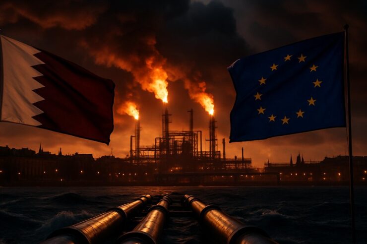 ก๊าซยุโรปพุ่ง 50% หลังกาตาร์หยุดผลิต LNG ฉุดตลาดคริปโตร่วงตาม