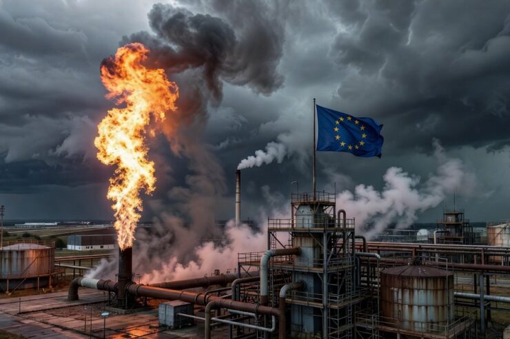 ราคาก๊าซยุโรปพุ่ง 54% ในวันเดียว เลวร้ายสุดตั้งแต่วิกฤตพลังงาน 2022