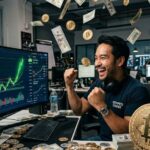 นักเทรด Bitcoin ฟันกำไร 864 ล้านบาท ใน 10 ออเดอร์ติด! นักลงทุนจับตาเขาทำได้ยังไง?