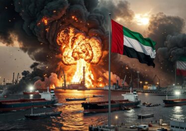 ระเบิดถล่มท่าเรือ UAE เส้นทางส่งน้ำมันสำรองสุดท้ายโดนโจมตี โลกหวั่นวิกฤตพลังงาน