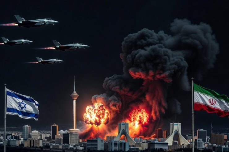 อิสราเอลโจมตีกรุงเตหะรานและเป้าหมายทั่วอิหร่าน สงครามใหญ่กลางตะวันออกกลางเริ่มแล้ว