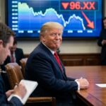 ภาพทรัมป์พอใจสัญญาณยุติสงคราม