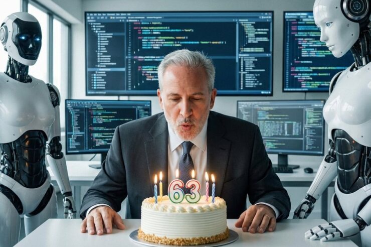 ‘ปีเตอร์ ชิฟฟ์’ ฉลองวันเกิด 63 ปี แอบหวังพึ่งเทคโนโลยี AI ยืดอายุขัยถึง 163 ปี!