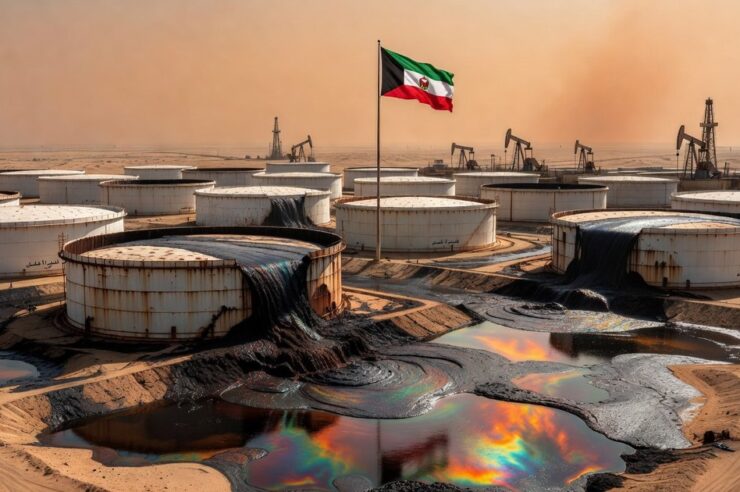 คูเวตถังน้ำมันเต็มจนต้องลดผลิต ส่งสัญญาณความต้องการพลังงานโลกกำลังดิ่ง