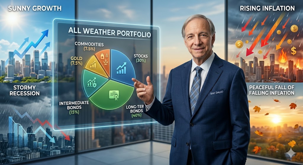 ถอดรหัส ‘All Weather Portfolio’ ของ Ray Dalio: กลยุทธ์จัดพอร์ตโดยไม่ต้องเดาทิศทางตลาด