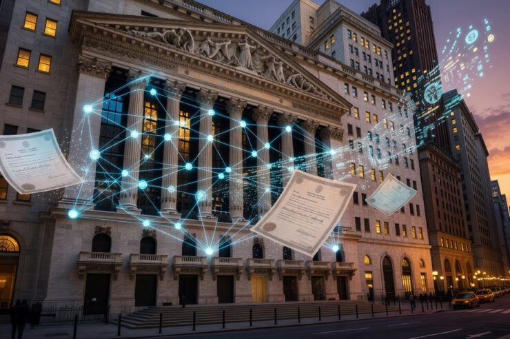 NYSE เตรียมออกหุ้นบนบล็อกเชน วาณิชธนกิจดังชี้เป็นจุดเปลี่ยนครั้งใหญ่ของวอลล์สตรีท