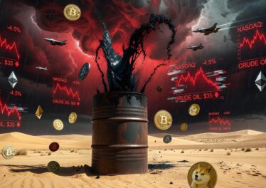 น้ำมันพุ่ง 12% แตะ $75 ทันทีที่ตลาดสหรัฐฯ เปิด สัญญาณเสี่ยงดึงคริปโตลง