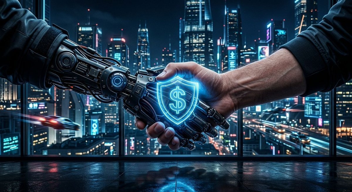 ภาพแสดง PayAG AI agent escrow system บน Base