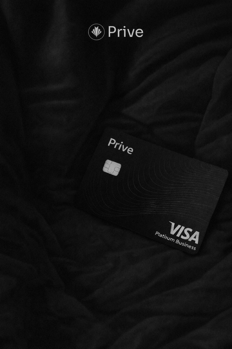บัตร Visa Platinum Business ของ Prive แพลตฟอร์มสเตเบิลคอยน์