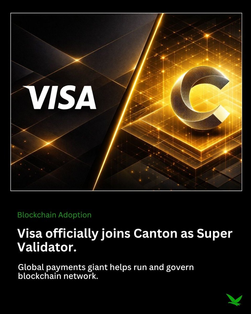 Visa เข้าร่วมเป็น Super Validator บน Canton Network