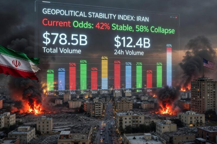 Polymarket เดือด! เงินพนันสงครามอิหร่านทะลุ $50 ล้าน สัญญาอนาคต Khamenei คนเดียว $45 ล้าน