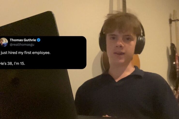 CEO วัย 15 จ้างคนอายุ 38 เป็นลูกน้องในบริษัท AI ของตัวเอง