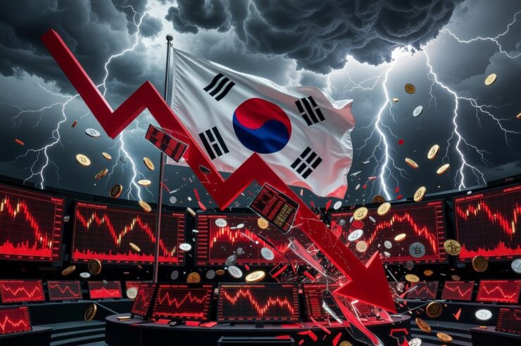 หุ้นเกาหลีดิ่ง 7% เลวร้ายสุดรอบ 19 เดือน ฟิวเจอร์สสหรัฐฯ แดงหนัก คริปโตร่วงตาม