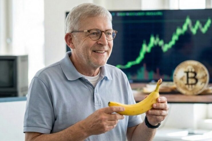 เทรดเดอร์ในตำนาน Peter Brandt ชี้กราฟ Bitcoin ทำทรง ‘กล้วย’ คาดราคาทะลุ $80,000 เร็วๆ นี้