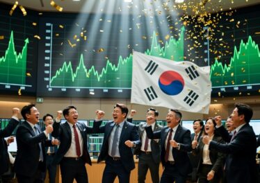 หุ้นเกาหลีใต้พุ่งกว่า 12% ในวันเดียว ทำสถิติดีสุดในประวัติศาสตร์ สัญญาณ Risk-On กลับมาแล้ว