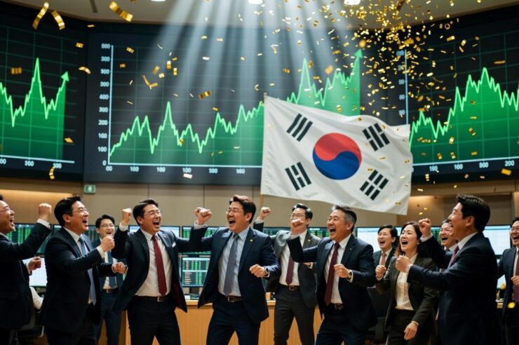 หุ้นเกาหลีใต้พุ่งกว่า 12% ในวันเดียว ทำสถิติดีสุดในประวัติศาสตร์ สัญญาณ Risk-On กลับมาแล้ว
