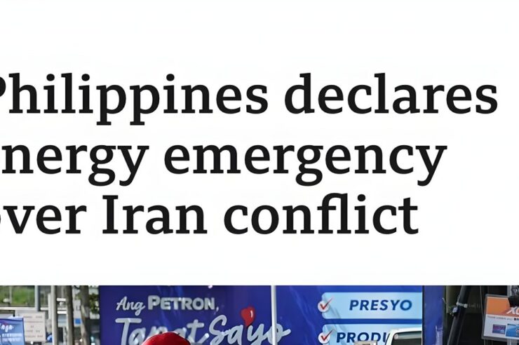 ฟิลิปปินส์ประกาศภาวะฉุกเฉินด้านพลังงาน เหลือน้ำมันสำรองแค่ 45 วัน เซ่นพิษสงครามอิหร่าน