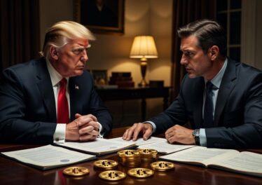 ทรัมป์แอบนัดคุยซีอีโอ Coinbase ก่อนเดินหน้ากดดันธนาคารให้หยุดขวาง Clarity Act