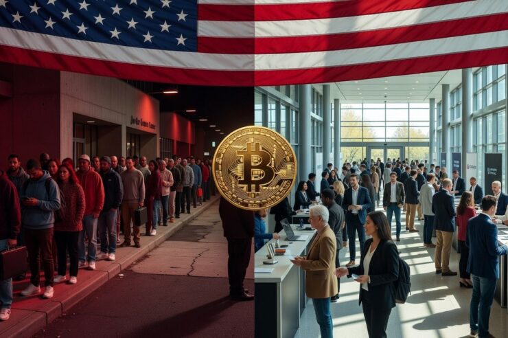 ว่างงานสหรัฐพุ่ง 7.9% สูงกว่าคาดเกือบเท่าตัว จ้างงานติดลบหนัก Bitcoin-Ethereum โดนกดดัน