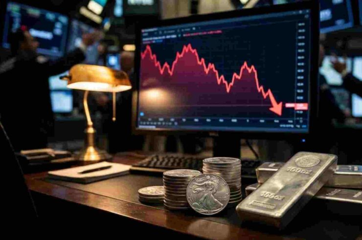 ราคาแร่เงินร่วง 6.5% แตะระดับ 2,376 บาท ($67.90) รับแรงเทขายก่อนวันหมดอายุออปชัน COMEX