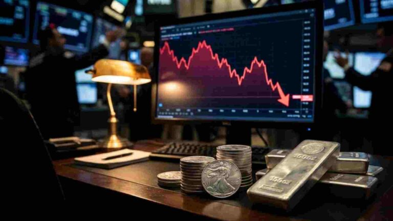 ราคาแร่เงินร่วง 6.5% แตะระดับ 2,376 บาท ($67.90) รับแรงเทขายก่อนวันหมดอายุออปชัน COMEX