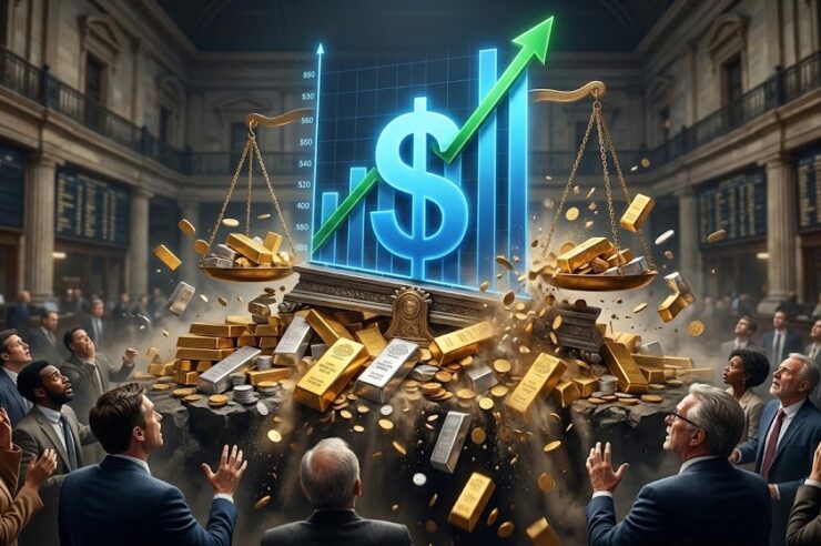 ทอง-เงินดิ่งเหว! มูลค่าหาย $1,000 หลังเงินเฟ้อพุ่งดันดอลลาร์แข็ง