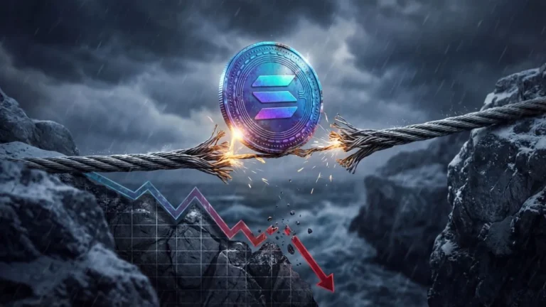 วิเคราะห์แนวโน้มราคา Solana-เตือนความเสี่ยงร่วงหลุดเส้นแนวรับสำคัญ