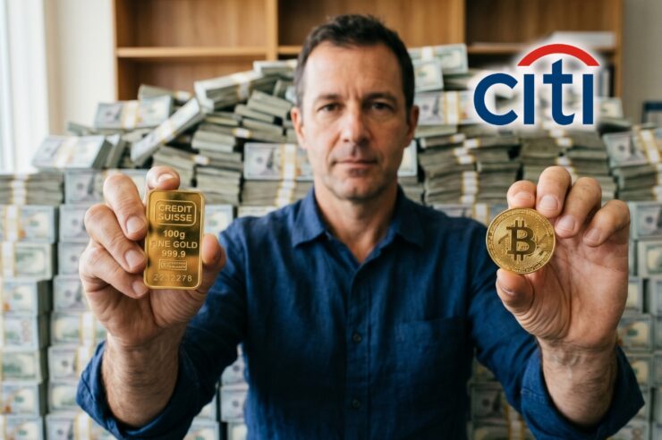 Citi ชี้ถือ Bitcoin และทองคำคู่กัน ให้ผลตอบแทนระยะยาวดีกว่าเลือกถืออย่างเดียว